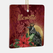 レイヴン王ゴシック様式の大クリスマス セラミックオーナメント (右)