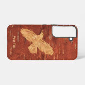 レイヴン素朴インナー樺の木バークオッターボックスiPhone C Samsung Galaxyケース (裏面横)