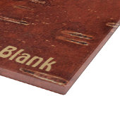 レイヴン素朴オンインナー樺の木樹皮 カッティングボード (角)