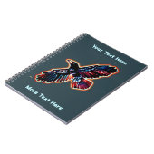 レイヴン素朴オンインナー樺の木樹皮 ノートブック (左側)