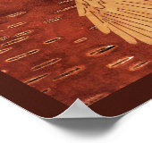 レイヴン素朴オンインナー樺の木樹皮 ポスター (角)