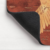 レイヴン素朴オンインナー樺の木樹皮 マウスパッド (コーナー)