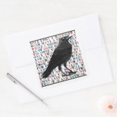 レイヴン詩のシール スクエアシール (封筒)