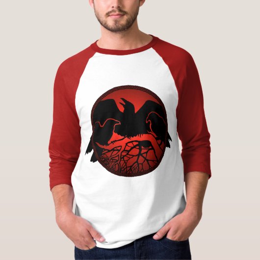 レイヴン野球ジェジー・レイヴン女子カラス・アートシャツ Tシャツ (正面)