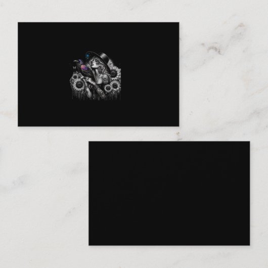 レイヴン魔女 名刺 (正面/裏面)