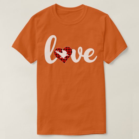 レイヴン鳥の恋人バッファロープライド愛レイヴンValentin Tシャツ (デザイン正面)
