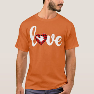 レイヴン鳥の恋人バッファロープライド愛レイヴンValentin Tシャツ