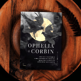 レイヴン&ゴールデンムーンゴシック結婚ズ 招待状