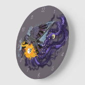 レイヴン・スカイ民俗学 ラージ壁時計 (傾斜)