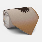 レイヴン&トーテムポール飛んでいるスピリチュアルハイダアートフォーム ネクタイ (ロール)