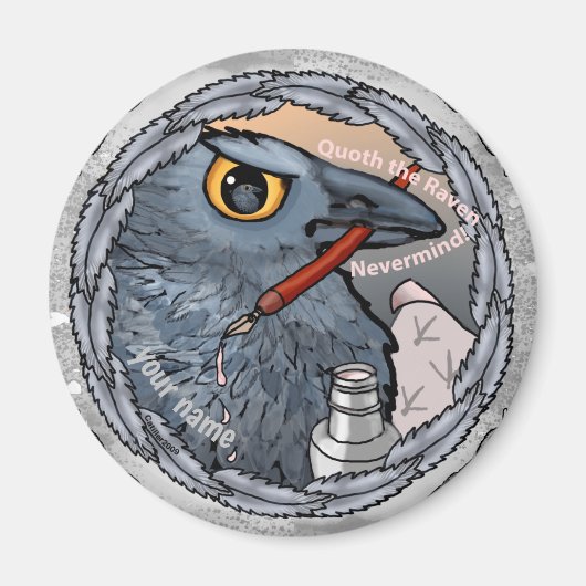 レイヴン・ネバーマインド マグネット (正面)