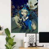 レイヴン・ネバーモアARTプリントゴシックの妖精 ポスター (ホームオフィス)
