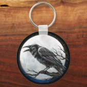 レイヴン・ムーン キーホルダー (正面)