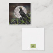 レイヴン・ムーン・ノーテカード ノートカード (正面/裏面)