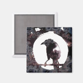 レイヴン・ムーン マグネット (正面/裏面)