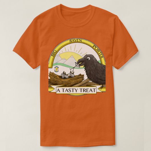 レイヴンTShrtビッグレイヴン Tシャツ (デザイン正面)