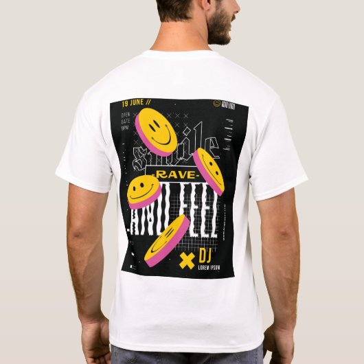 レイヴ Tシャツ (裏面)