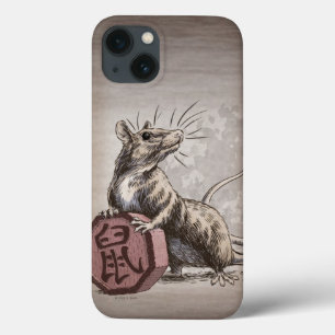 レイ中国のト〔占星術の〕十二宮図アートiPhoneケースの年 iPhone 13ケース