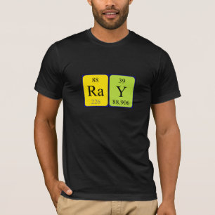 レイ周期表名のシャツ Tシャツ