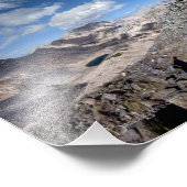 レイ絵を描湖の上の女性 – John Muir Trail フォトプリント (角)