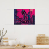 レイ綾波ネオンジェネシスエヴァンゲリオン ポスター (キッチン)