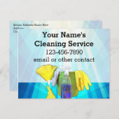 レイ鮮やかズカスタム清掃業業務 ポストカード (正面/裏面)