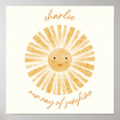 レイ・オブ・サンシャイン オーダーメイド ベビー・キッズルーム ポスター (正面)