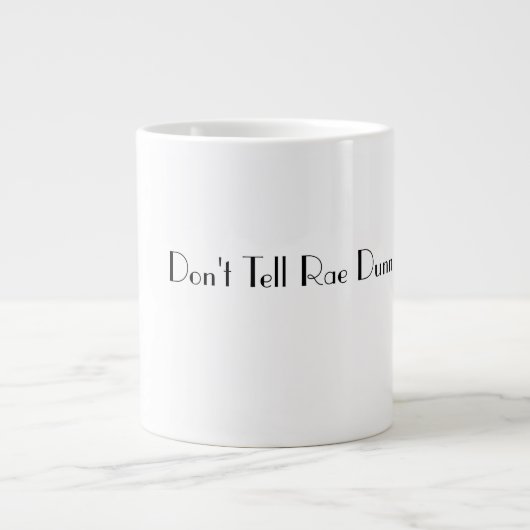 レイ・ダンのマグカップが食洗機に! ジャンボコーヒーマグカップ (正面)