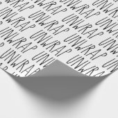 レイ・ダンインスパイアンアンラップシンプルのモダン、 ラッピングペーパー (角)