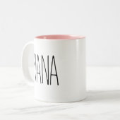 レイ・ダン風おばあちゃんのコーヒーマグ ツートーンマグカップ (正面左)