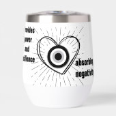 レイ、ハート、黒悪の眼の保護モノグラム | (正面)