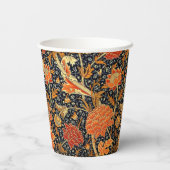 レイ、美しいウィリアム・モリスデザイン。 紙コップ (裏面)