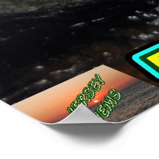 レイRay Popstar Waterfall#4 ポスター (角)