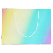 レウかわいらしン結婚ボーパーソナライズされた ラージペーパーバッグ (裏面)