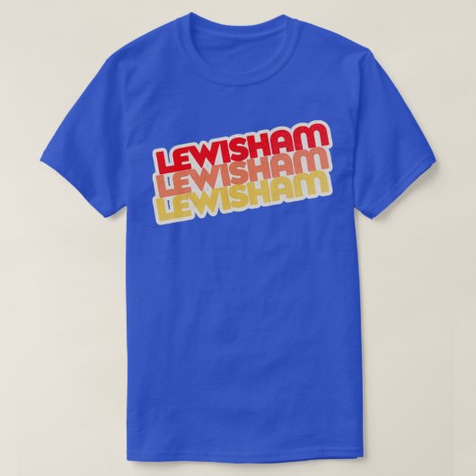 レウィシャムレトロスタック Tシャツ (デザイン正面)