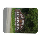 レウィストン・アイダホ マグネット (横)