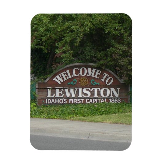 レウィストン・アイダホ マグネット (縦)