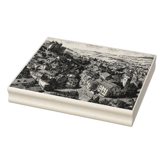 レウズ、イーストサセックスヴィンテージスケッチ ラバースタンプ (スタンプ)