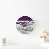 レエクライレウルスライトハウスサザンアルゼンチン ラウンド壁時計 (ホーム)