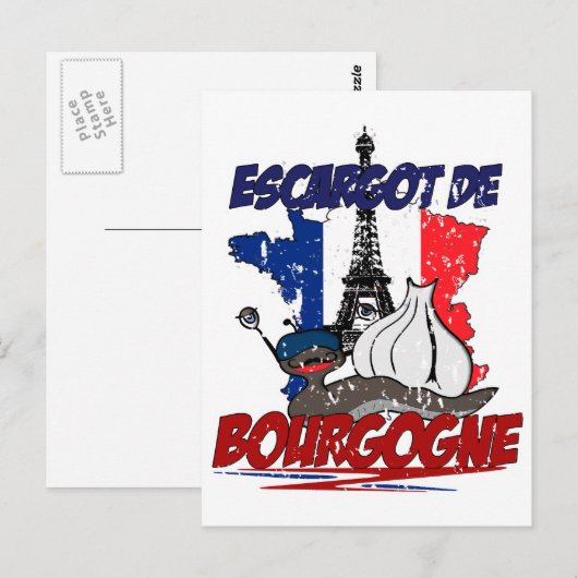 レエスカルゴツ ポストカード (正面/裏面)