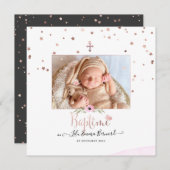 レエトワールバラフェアールデバプテメ 招待状 (正面/裏面)