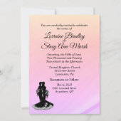 レエレガントズ結婚ピンクス招待状 招待状 (正面)