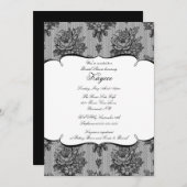 レエレガントースブライダルシャワー招待状 招待状 (正面/裏面)