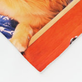 レエロ&ウィンストンモンタージュフリースブランケット[サングリア] フリースブランケット (角)