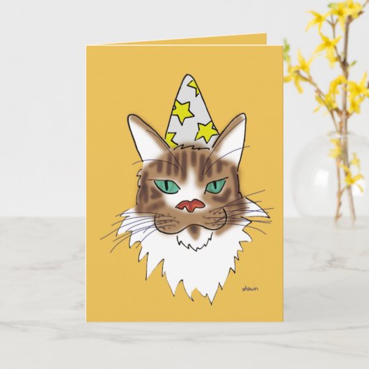 レオあいさつカード カード (黄色い花)