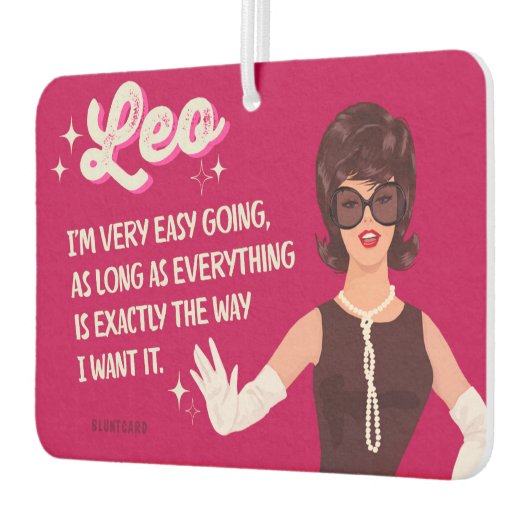 レオおもしろい占星術 カーエアーフレッシュナー (左)