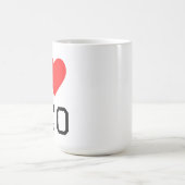 レオが好きです コーヒーマグカップ (中央)