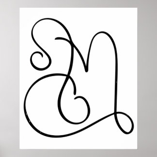 レオと山羊座美しく絡み合った〔占星術の〕十二宮図アート ポスター