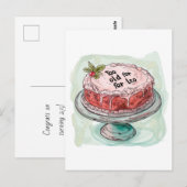 レオにはもう年を取りすぎた - 25歳の誕生日 ポストカード (正面/裏面)