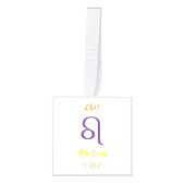 レオのオーナメント キューブオーナメント (正面)